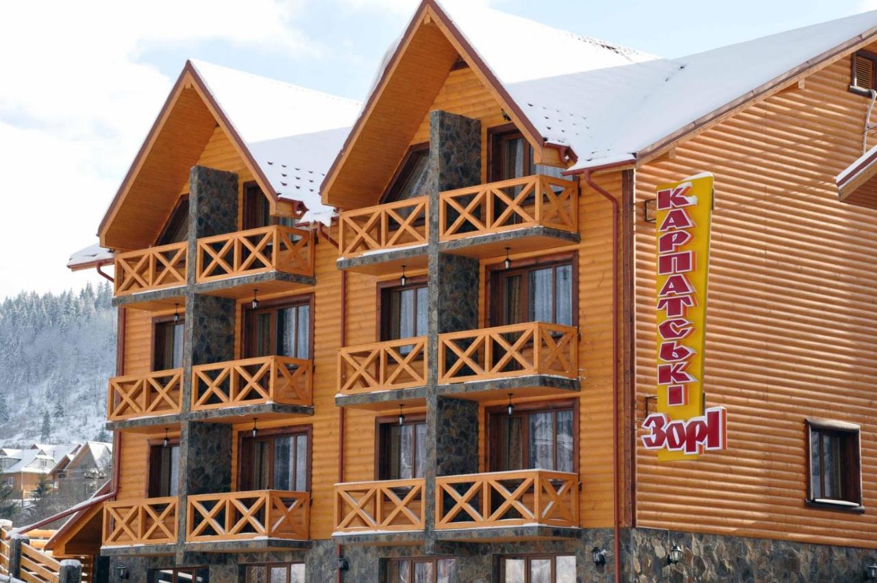 Karpatski Zori Hotel Bukovel Exterior photo
